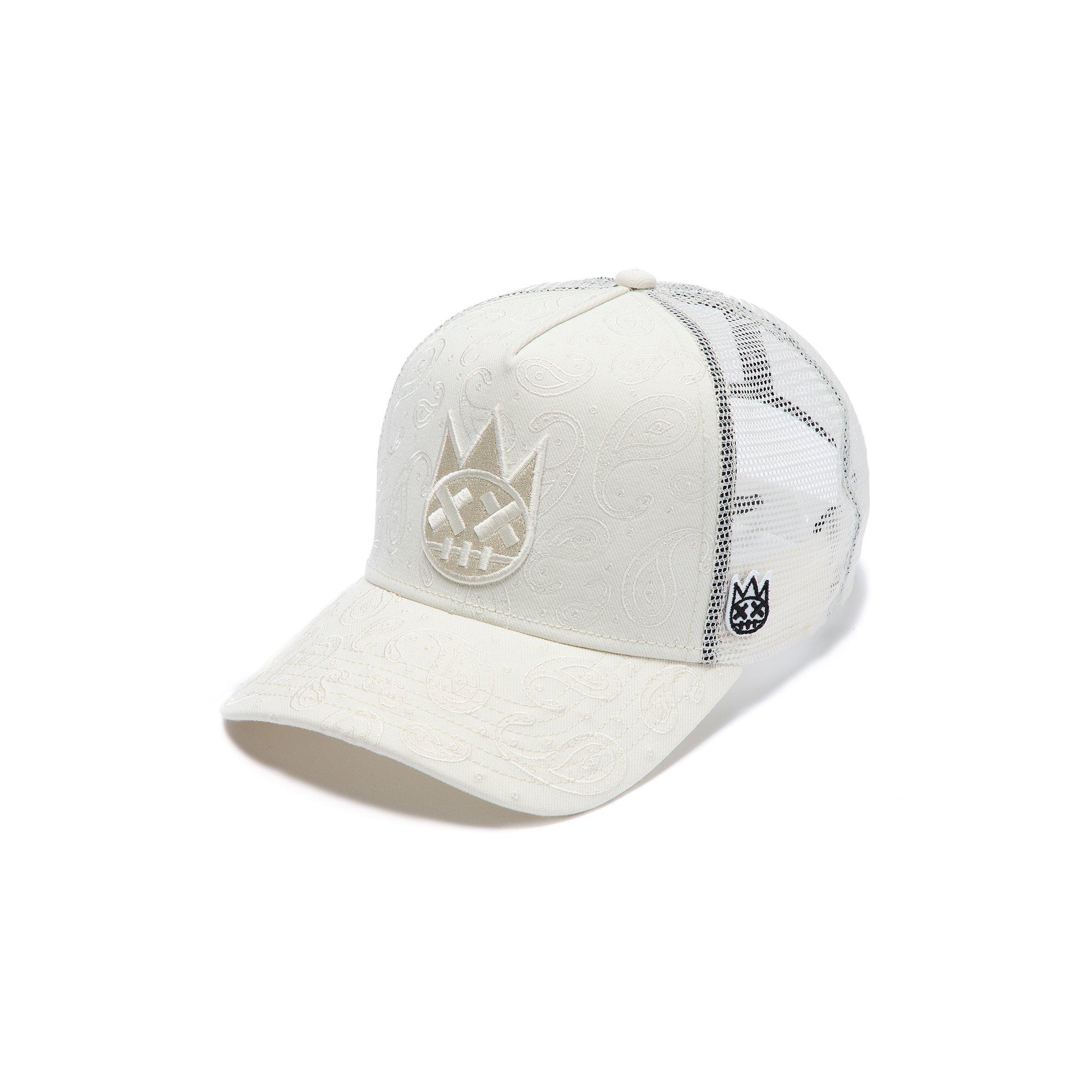 Cult of Individuality Paisley Snapback Hat - White - WHITE